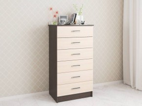 Комод Катрин-4 венге/дуб молочный в Краснокамске - krasnokamsk.mebel24.online | фото