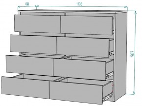 Комод Мальта K133 в Краснокамске - krasnokamsk.mebel24.online | фото 2