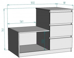 Комод Мальта K207 в Краснокамске - krasnokamsk.mebel24.online | фото 2