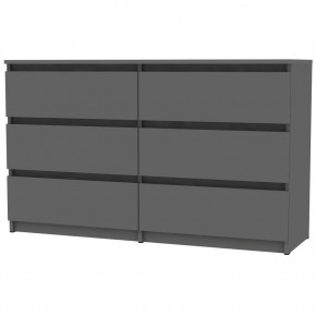 Комод Malta light K143 (Графит) в Краснокамске - krasnokamsk.mebel24.online | фото