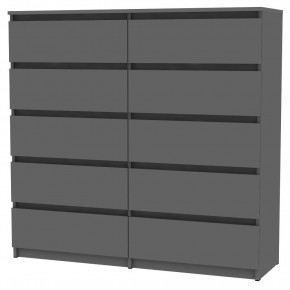 Комод Malta light K154 (Графит) в Краснокамске - krasnokamsk.mebel24.online | фото