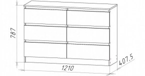НИЦЦА-7 Комод (НЦ.07) в Краснокамске - krasnokamsk.mebel24.online | фото 3