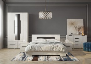 Комод Вега 1200 (Крафт белый - Венге) в Краснокамске - krasnokamsk.mebel24.online | фото 3