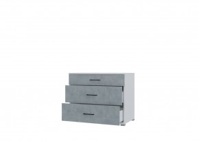Комод VICTOR (Белый/Бетон) в Краснокамске - krasnokamsk.mebel24.online | фото 2