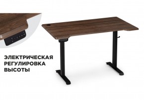 Компьютерный стол Маркос с механизмом подъема 120х75х75 черный / кантри орех в Краснокамске - krasnokamsk.mebel24.online | фото