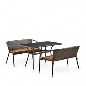 Комплект мебели из иск. ротанга T286A/S139A-W53 Brown в Краснокамске - krasnokamsk.mebel24.online | фото 2