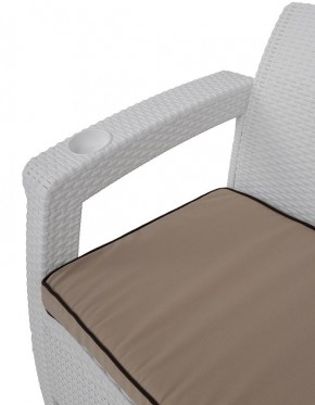 Комплект уличной мебели Yalta Premium Terrace Set (Ялта) белый (+подушки под спину) в Краснокамске - krasnokamsk.mebel24.online | фото 5