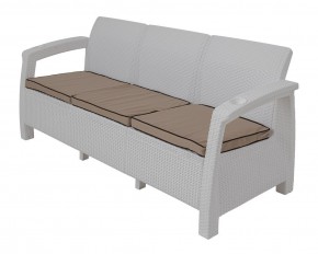 Комплект уличной мебели Yalta Premium Terrace Triple Set (Ялта) белый (+подушки под спину) в Краснокамске - krasnokamsk.mebel24.online | фото 2