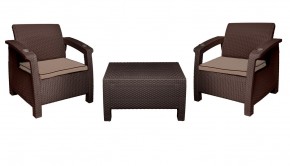 Комплект уличной мебели Yalta Premium Terrace Triple Set (Ялта) шоколадный (+подушки под спину) в Краснокамске - krasnokamsk.mebel24.online | фото 7
