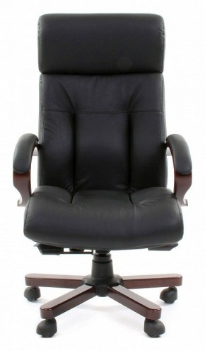 Кресло для руководителя Chairman 421 черный/орех темный, черный в Краснокамске - krasnokamsk.mebel24.online | фото 2