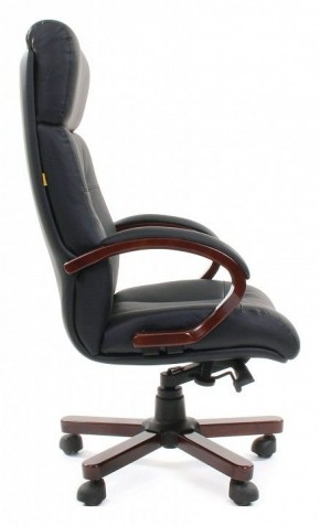 Кресло для руководителя Chairman 421 черный/орех темный, черный в Краснокамске - krasnokamsk.mebel24.online | фото 3