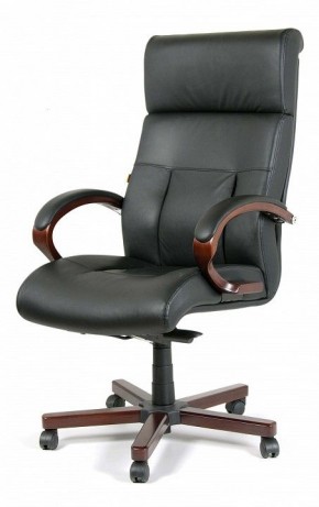 Кресло для руководителя Chairman 421 черный/орех темный, черный в Краснокамске - krasnokamsk.mebel24.online | фото 7