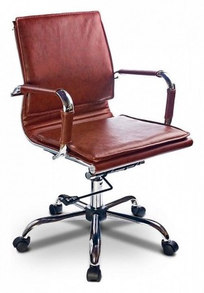 Кресло компьютерное Бюрократ CH-993-low коричневое в Краснокамске - krasnokamsk.mebel24.online | фото 2