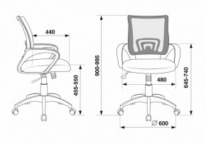 Кресло компьютерное CH-695N/R/TW-11 в Краснокамске - krasnokamsk.mebel24.online | фото 12