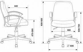 Кресло компьютерное CH-808-LOW/#B в Краснокамске - krasnokamsk.mebel24.online | фото 3