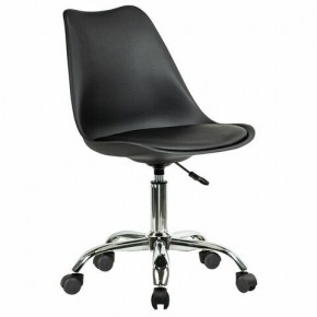 Кресло стул BRABIX "Eames MG-310 CH", хром, пластик черный, экокожа черная, 532925 в Краснокамске - krasnokamsk.mebel24.online | фото 2