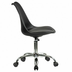 Кресло стул BRABIX "Eames MG-310 CH", хром, пластик черный, экокожа черная, 532925 в Краснокамске - krasnokamsk.mebel24.online | фото 3
