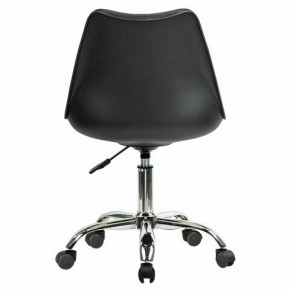 Кресло стул BRABIX "Eames MG-310 CH", хром, пластик черный, экокожа черная, 532925 в Краснокамске - krasnokamsk.mebel24.online | фото 4