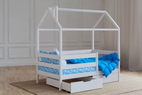 Кровать-домик 80*160 Белый в Краснокамске - krasnokamsk.mebel24.online | фото 3