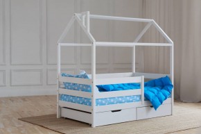 Кровать-домик 80*160 Белый в Краснокамске - krasnokamsk.mebel24.online | фото 4