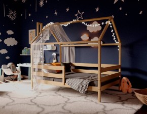 Кровать-домик 80*160 без покраски в Краснокамске - krasnokamsk.mebel24.online | фото 2