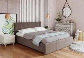 Кровать Изабелла с латами Newtone cacao 1600x2000 в Краснокамске - krasnokamsk.mebel24.online | фото 2