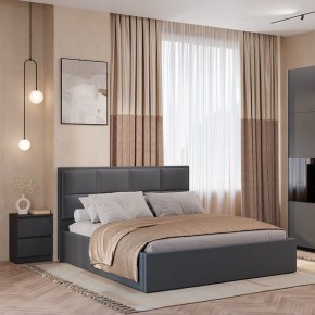 Кровать Линда КР-16 (Графит) 1600 в Краснокамске - krasnokamsk.mebel24.online | фото 2