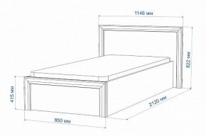 Кровать односпальная Нобиле Кр-90 в Краснокамске - krasnokamsk.mebel24.online | фото 2