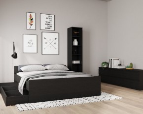 Кровать ОРИОН двухспальная с ортопедическим основанием 180х200, цвет Дуб Венге в Краснокамске - krasnokamsk.mebel24.online | фото 3