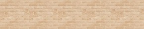 Кухонный фартук 610х3000х1,5 (композит) КМ Кирпич бежевый в Краснокамске - krasnokamsk.mebel24.online | фото