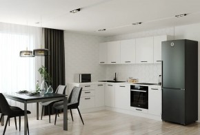 Кухонный гарнитур Белый Глянец 2600*1600 (Стол. 38мм) в Краснокамске - krasnokamsk.mebel24.online | фото
