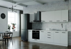 Кухонный гарнитур Белый Глянец 2800 (Стол. 26мм) в Краснокамске - krasnokamsk.mebel24.online | фото 1