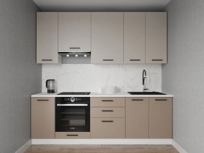 Кухонный гарнитур Каппучино 2400 h950 (Стол. 38мм) в Краснокамске - krasnokamsk.mebel24.online | фото