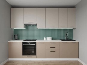 Кухонный гарнитур Каппучино 3000 h950 (Стол. 38мм) в Краснокамске - krasnokamsk.mebel24.online | фото