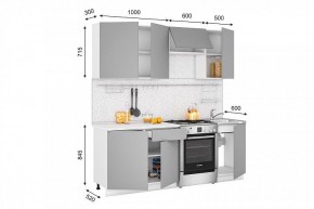 Кухонный гарнитур Кельн 2100 (софт карамель) в Краснокамске - krasnokamsk.mebel24.online | фото 2