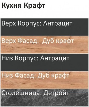 Кухонный гарнитур Крафт 2200 (Стол. 38мм) в Краснокамске - krasnokamsk.mebel24.online | фото 3