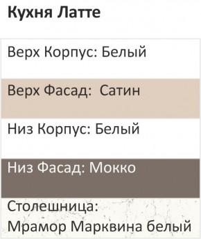Кухонный гарнитур Латте 2800 (Стол. 38мм) в Краснокамске - krasnokamsk.mebel24.online | фото 3