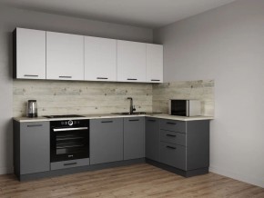 Кухонный гарнитур Меренга 2600*1600 (Стол. 38мм) в Краснокамске - krasnokamsk.mebel24.online | фото 1