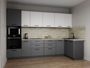 Кухонный гарнитур Меренга 3200*1400 (Стол. 38 мм) в Краснокамске - krasnokamsk.mebel24.online | фото