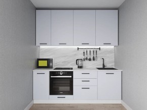 Кухонный гарнитур Смоки 2200 h950 (Стол. 38 мм) в Краснокамске - krasnokamsk.mebel24.online | фото