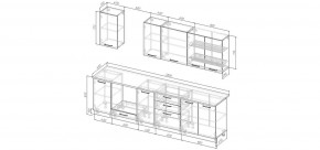 Кухонный гарнитур Старое Дерево 2800 (Стол. 26мм) в Краснокамске - krasnokamsk.mebel24.online | фото 2