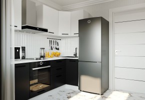 Кухонный гарнитур угловой Графика 2200х1000 (Стол. 38мм) в Краснокамске - krasnokamsk.mebel24.online | фото