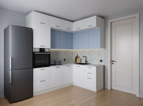 Кухонный гарнитур угловой Капри 2200*1700 (Стол. 38мм) в Краснокамске - krasnokamsk.mebel24.online | фото