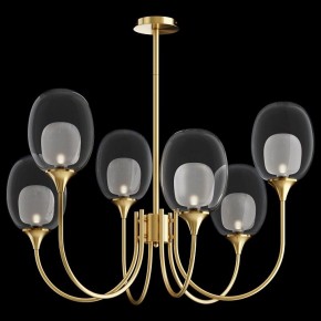Люстра на штанге Maytoni Aura MOD016PL-06BS в Краснокамске - krasnokamsk.mebel24.online | фото 2