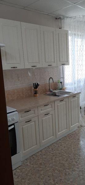 Модульная кухня Луксор серый-бирюза в Краснокамске - krasnokamsk.mebel24.online | фото 3