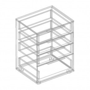 МОНИКА Комод с 4 ящиками в Краснокамске - krasnokamsk.mebel24.online | фото 3