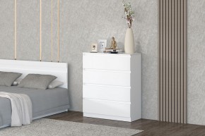 МС "Хилтон" Комод №1 800 (4 ящ.) белый текстурный в Краснокамске - krasnokamsk.mebel24.online | фото