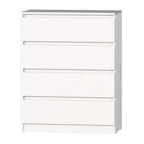 МС "Хилтон" Комод №1 800 (4 ящ.) белый текстурный в Краснокамске - krasnokamsk.mebel24.online | фото 2