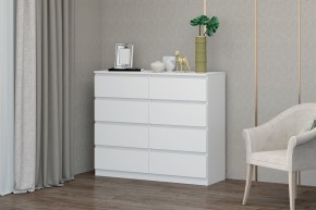 МС "Хилтон" Комод №3 1200 (8 ящ.) белый текстурный в Краснокамске - krasnokamsk.mebel24.online | фото