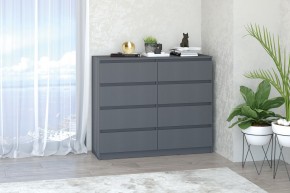 МС "Хилтон" Комод №3 1200 (8 ящ.) графит в Краснокамске - krasnokamsk.mebel24.online | фото
